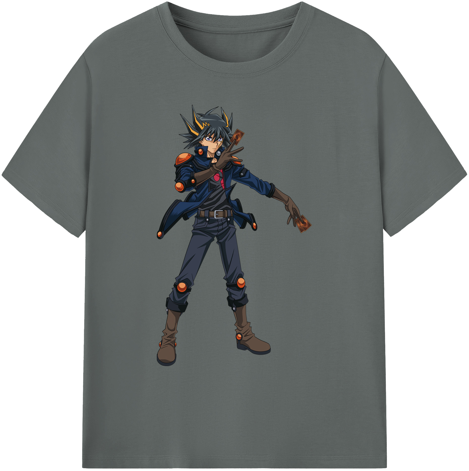 （画像用） 遊☆戯☆王 Yu-Gi-Oh! 綿100％ メンズ半袖Tシャツ｜肌触りやわらか＆通気性